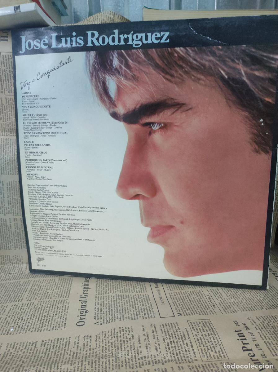 Discos de vinilo: Jos&eacute; Luis Rodr&iacute;guez &ndash; Voy A Conquistarte - Foto 2