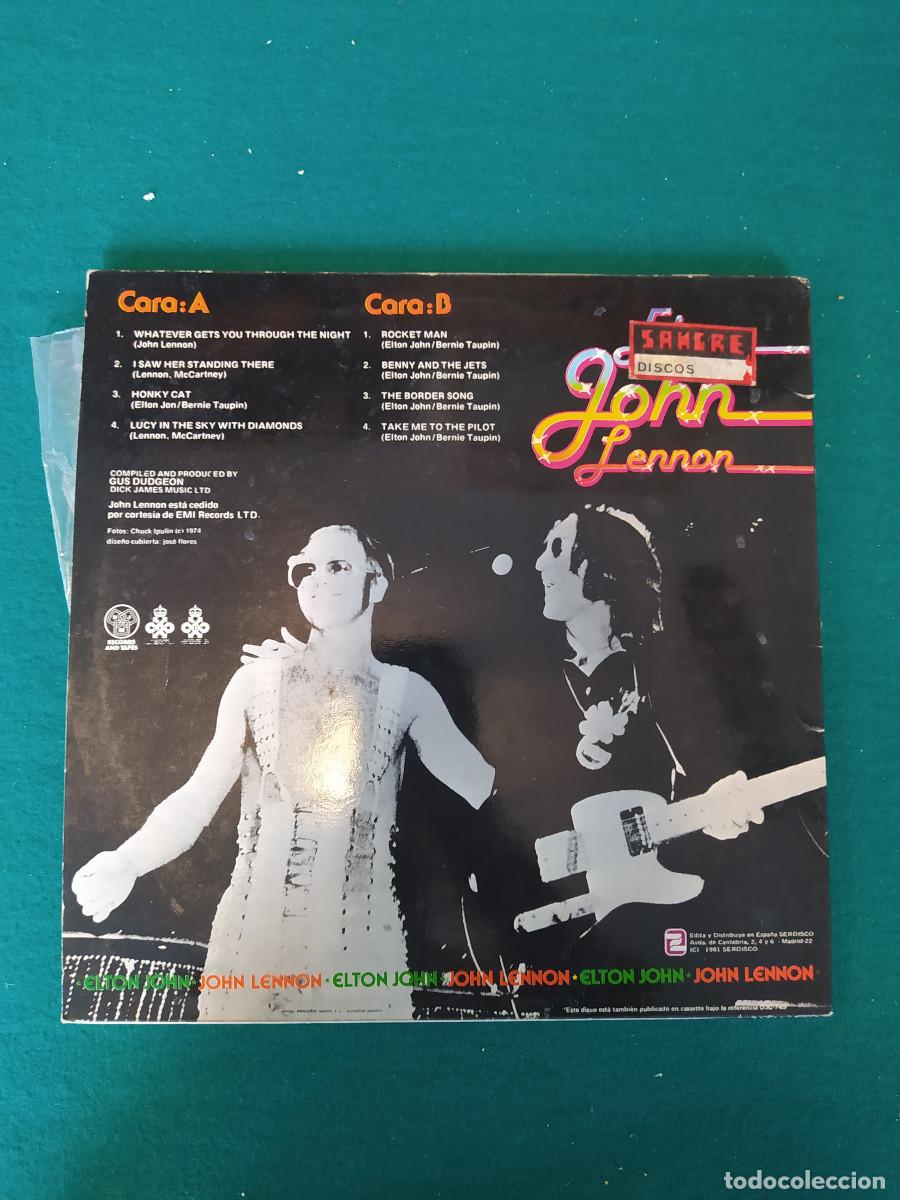 Discos de vinilo: Elton John, John Lennon &ndash; &rdquo;John & John&rdquo; - Foto 2