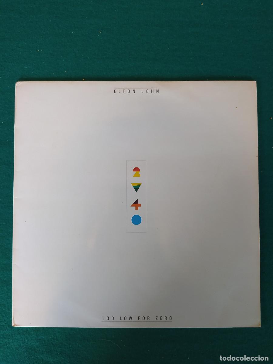 Discos de vinilo: Elton John &ndash; Too Low For Zero - Foto 1