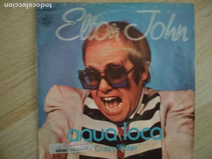 Discos de vinilo: ELTON JOHN : CRAZY WATER / CHAMELEON [ROCKET - ESP 1977 - Foto 1