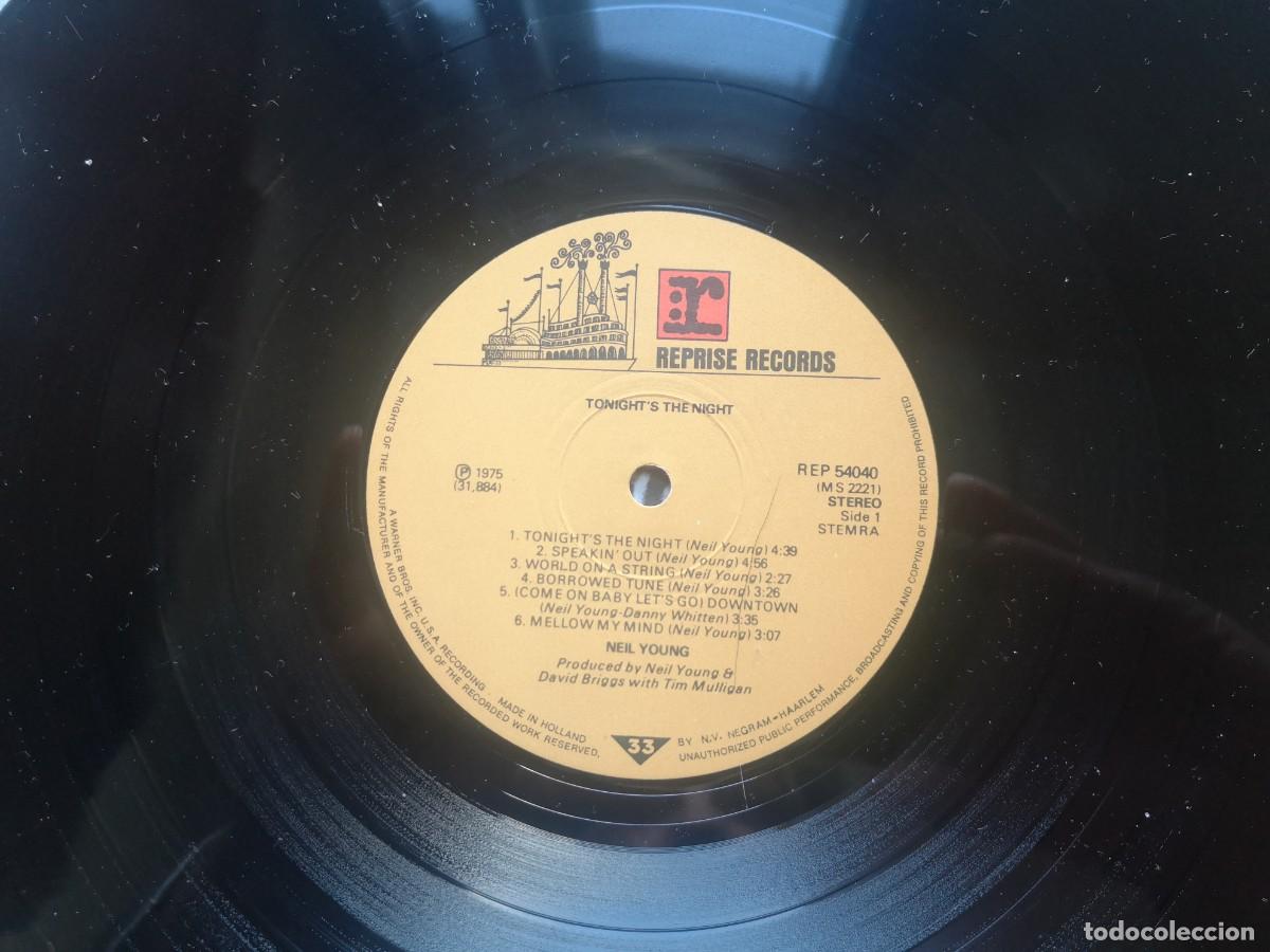 Discos de vinilo: Neil Young &ndash; Tonights The Night - Foto 4