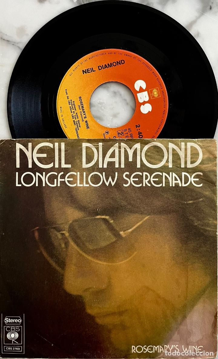 Discos de vinilo: NEIL DIAMOND. LONGFELLOW SERENADE. SINGLE ORIGINAL HOLANDA - Foto 1