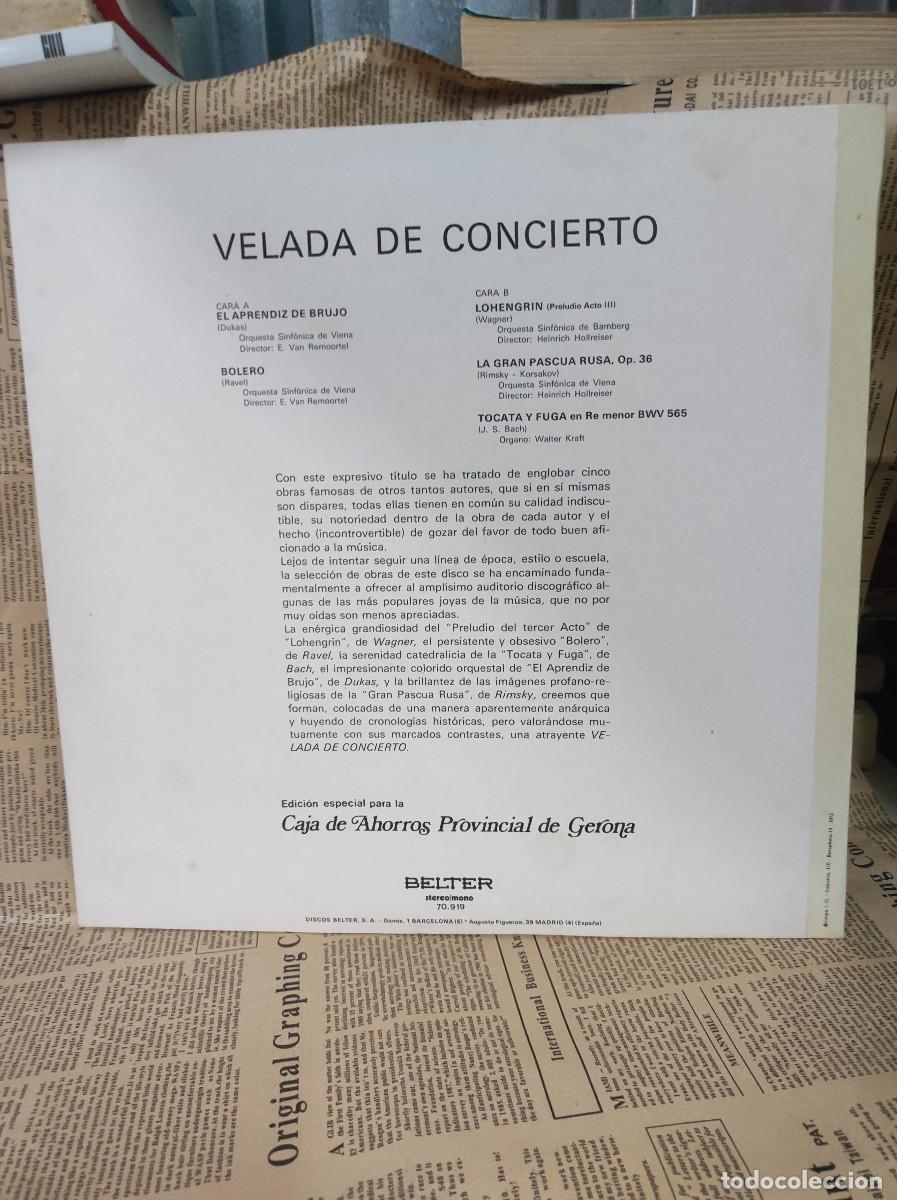 Discos de vinilo: Velada De Concierto - Foto 2