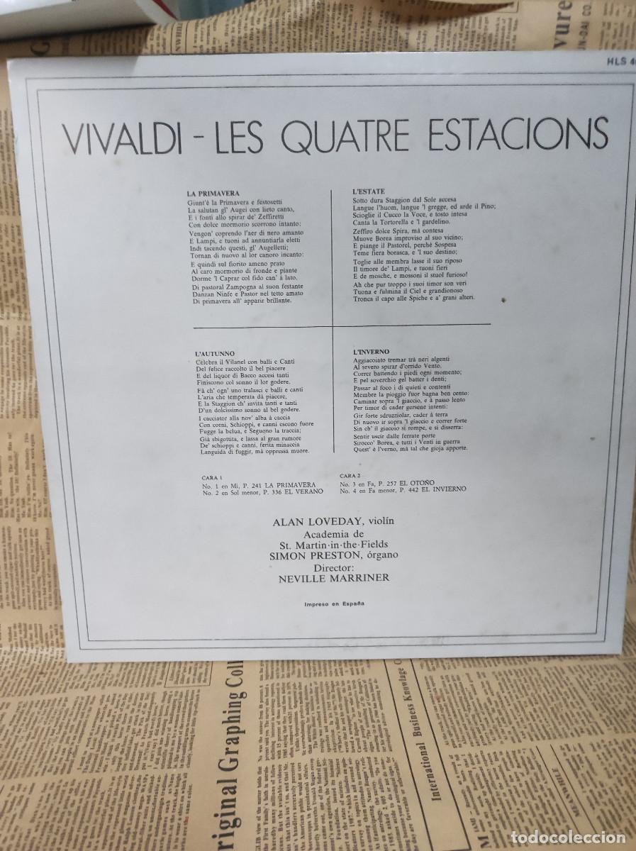 Discos de vinilo: Vivaldi &ndash; Les Quatre Estacions - Foto 2
