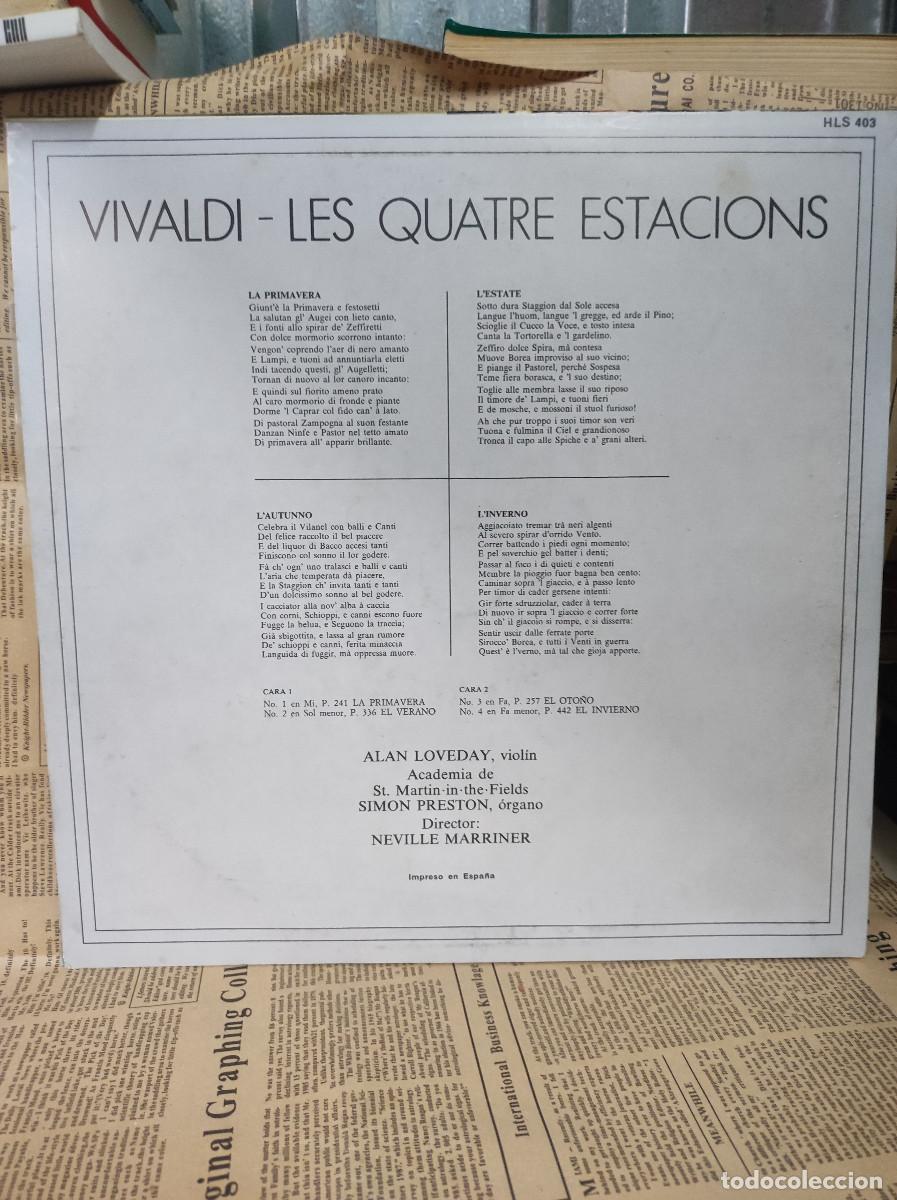 Discos de vinilo: Vivaldi &ndash; Les Quatre Estacions - Foto 2