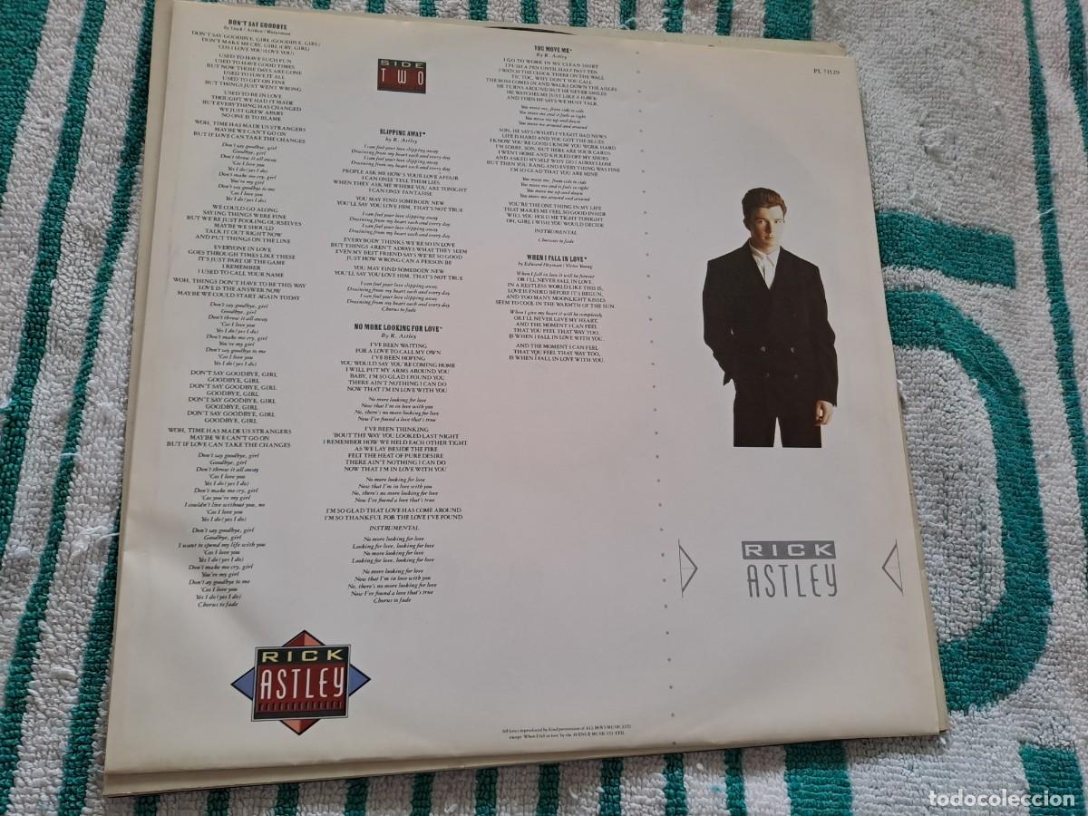 Discos de vinilo: LP RICK ASTLEY - Foto 3