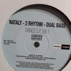Discos de vinilo: NATALY - 2 RHYTHM - DUAL BASS ‎– DANCE E.P. VOL.1