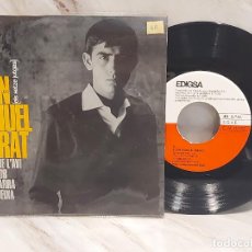 Discos de vinilo: JOAN MANUEL SERRAT / LA MORT DE L'AVI +3 / EP-EDIGSA-1965 / DE LUJO. ****/****LETRAS