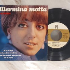 Discos de vinilo: GUILLERMINA MOTTA / JA FA TEMPS +3 / EP-CONCENTRIC-1966 / DE LUJO. ****/****LETRAS