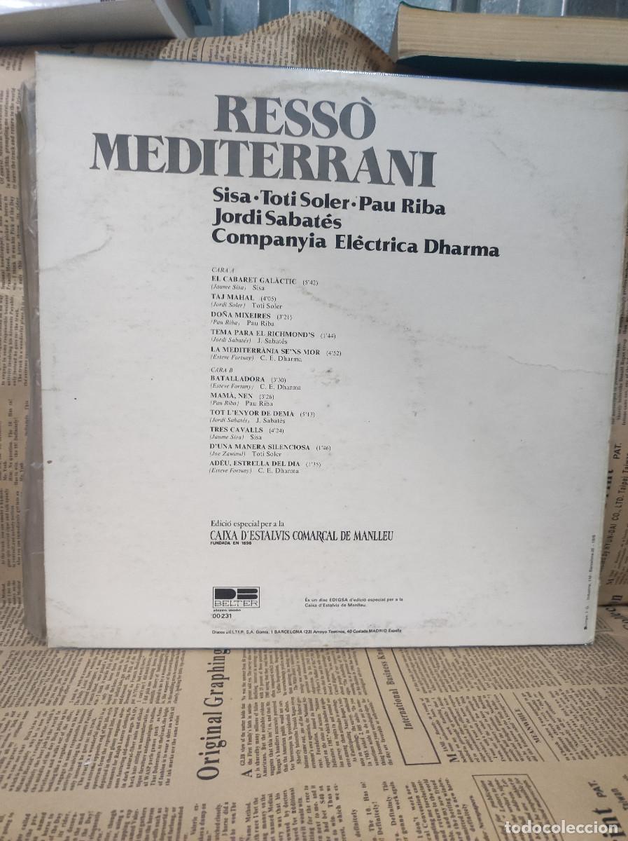 Discos de vinilo: Ress&ograve; Mediterrani - Foto 2