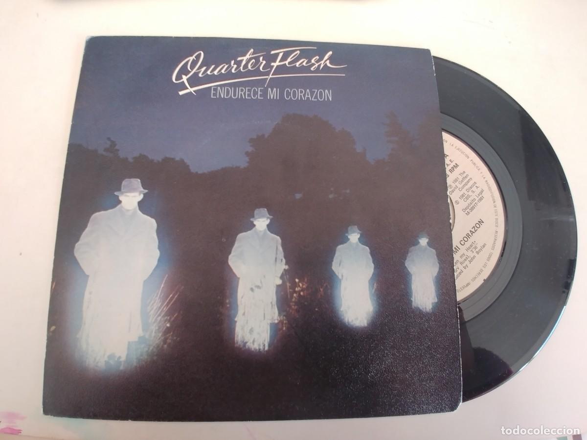 Discos de vinilo: QUARTER FLASH-SINGLE ENDURECE MI CORAZON-NUEVO - Foto 1