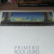 Discos de vinilo: IX VILLA DE MADRID ROCK DURO POLVO MÁGICO 1986. TOTALMENTE NUEVO. NUNCA PUESTO EN TOCADISCOS.