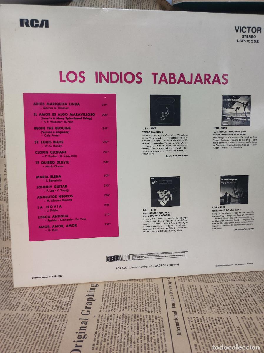 Discos de vinilo: Los Indios Tabajaras &ndash; Los Indios Tabajaras - Foto 2