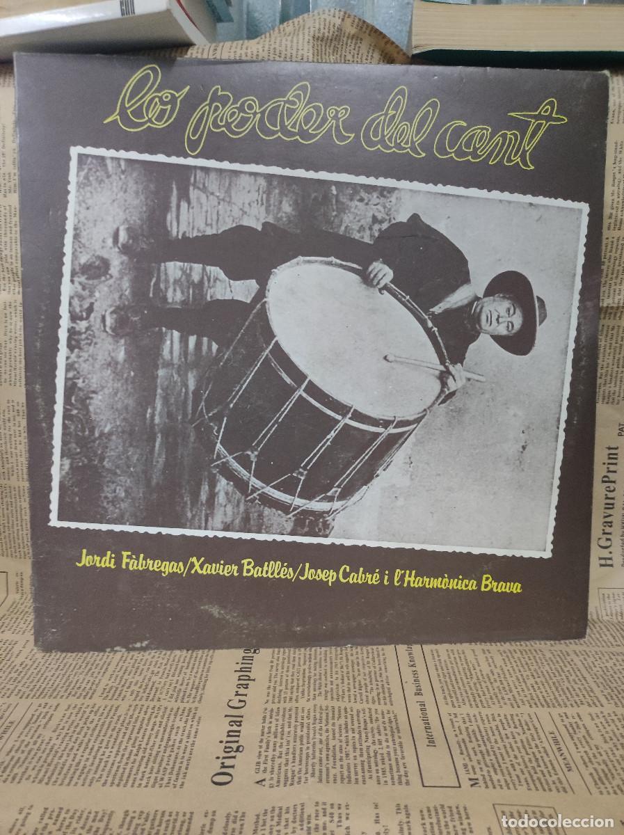 Discos de vinilo: Jordi F&agrave;bregas / Xavier Batll&eacute;s / Josep Cabr&eacute; I LHarm&ograve;nica Brava &ndash; Lo Poder Del Cant - Foto 1