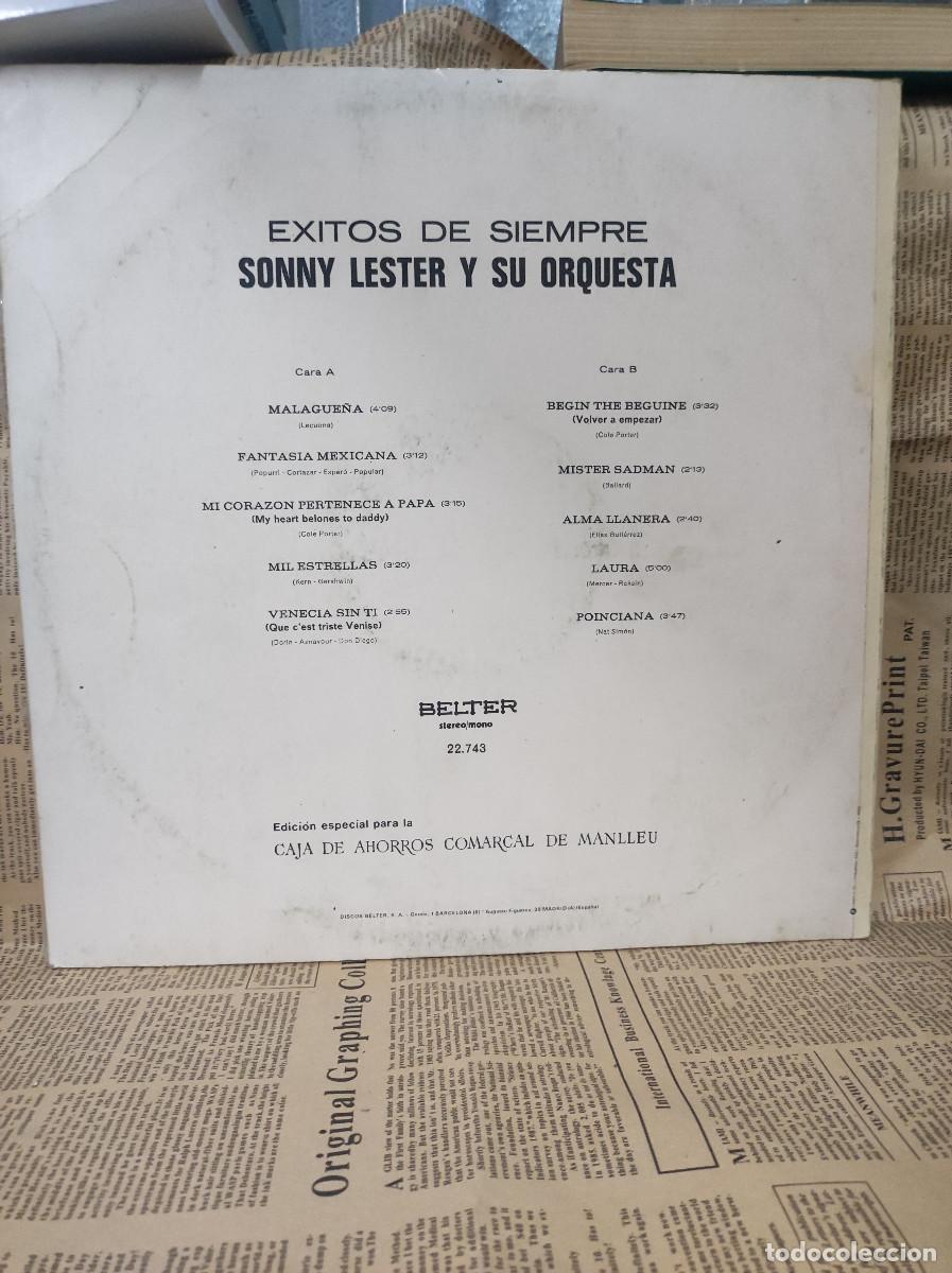 Discos de vinilo: Sonny Lester Y Su Orquesta &ndash; &Eacute;xitos De Siempre - Foto 2