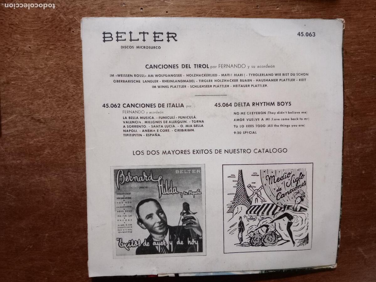 Discos de vinilo: Fernando en el Tirol - Foto 2