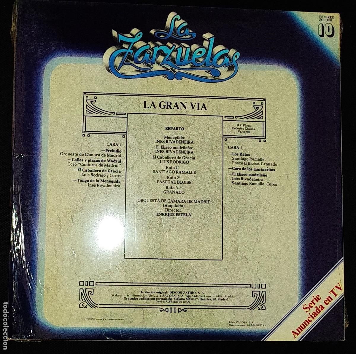 Discos de vinilo: DISCO LA ZARZUELA - Foto 4