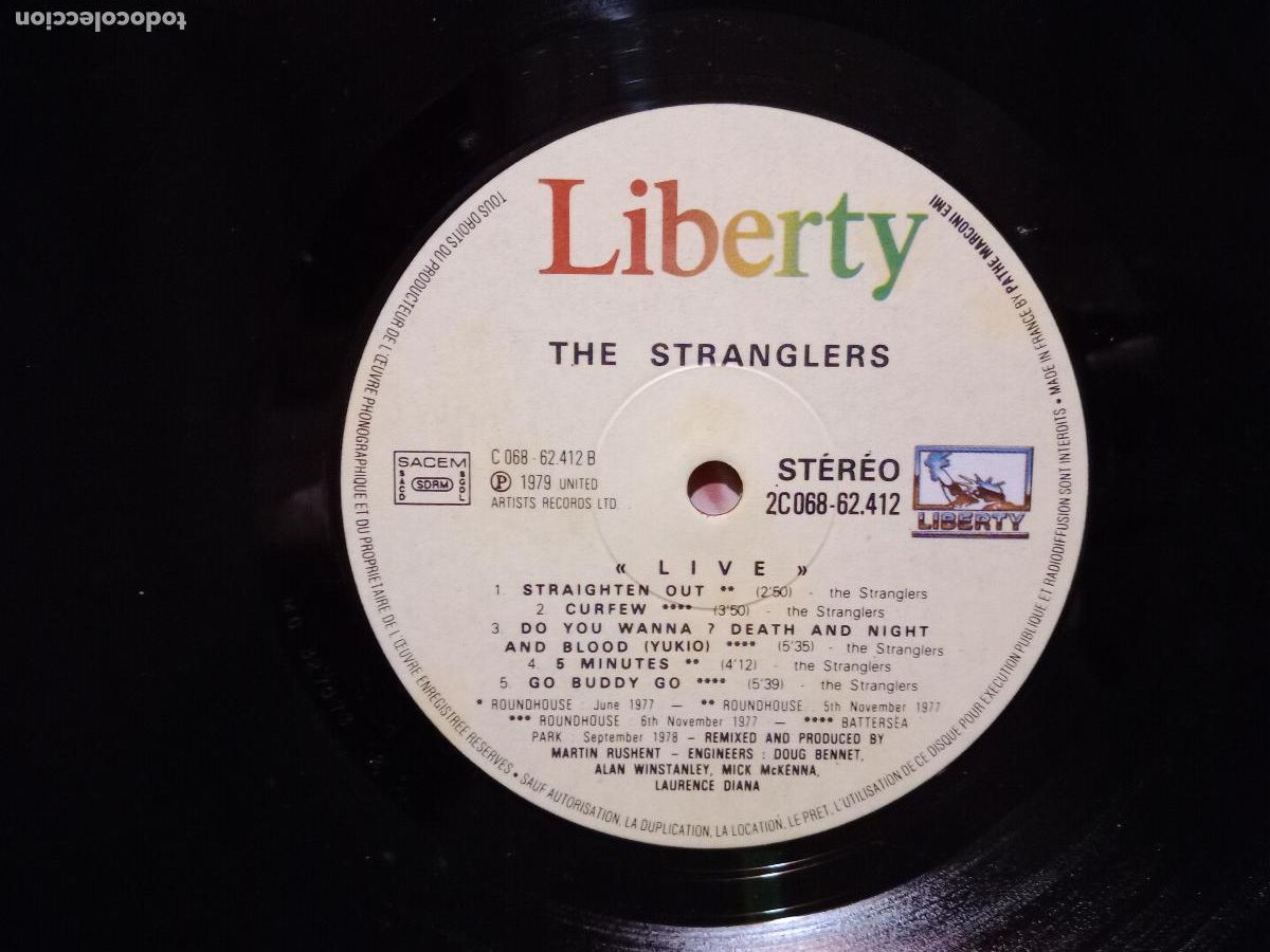 Discos de vinilo: The Stranglers - live (x cert) - Foto 4