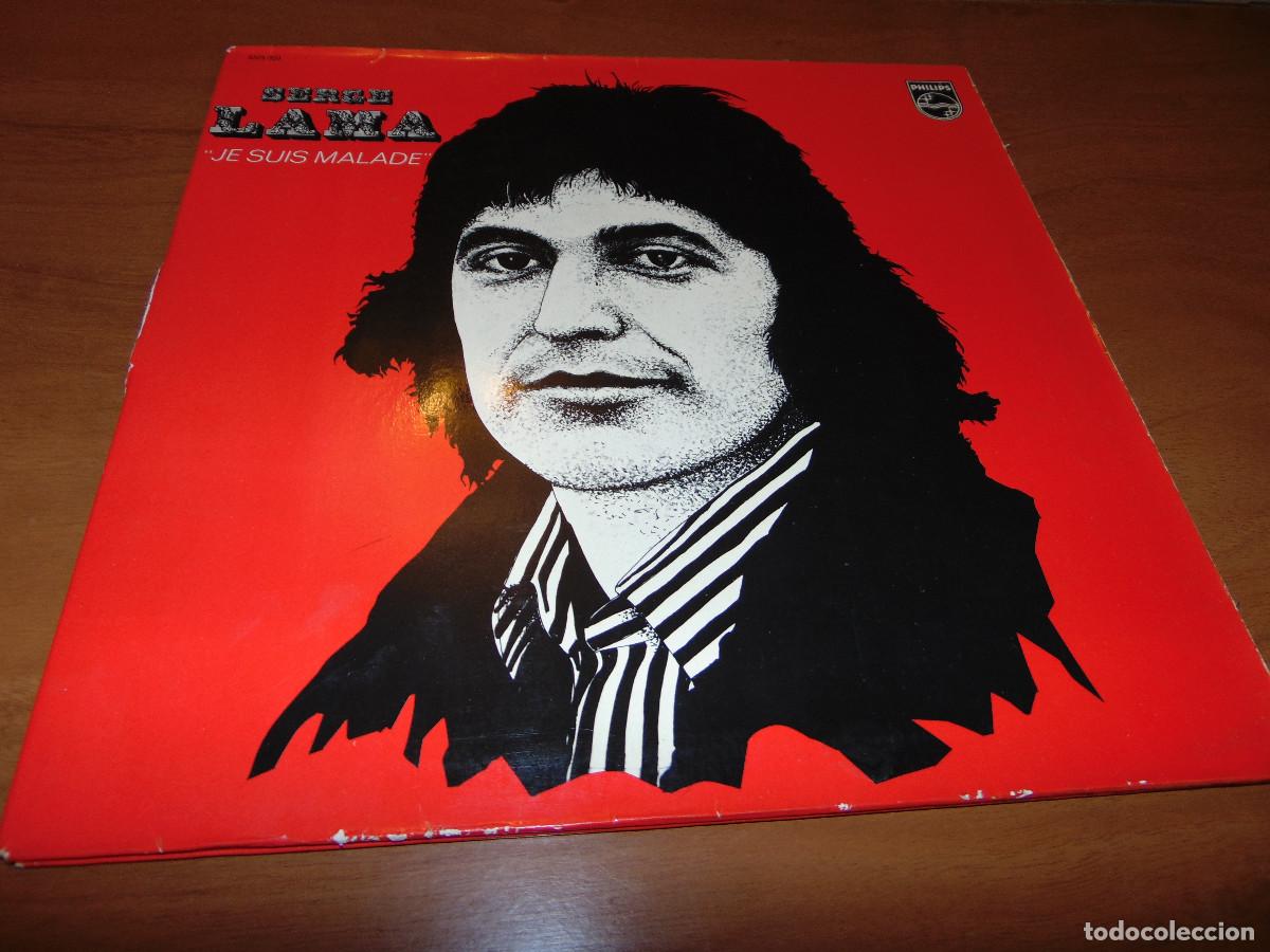 Discos de vinilo: SERGE LAMA - JE SUIS MALADE - LP - Foto 2