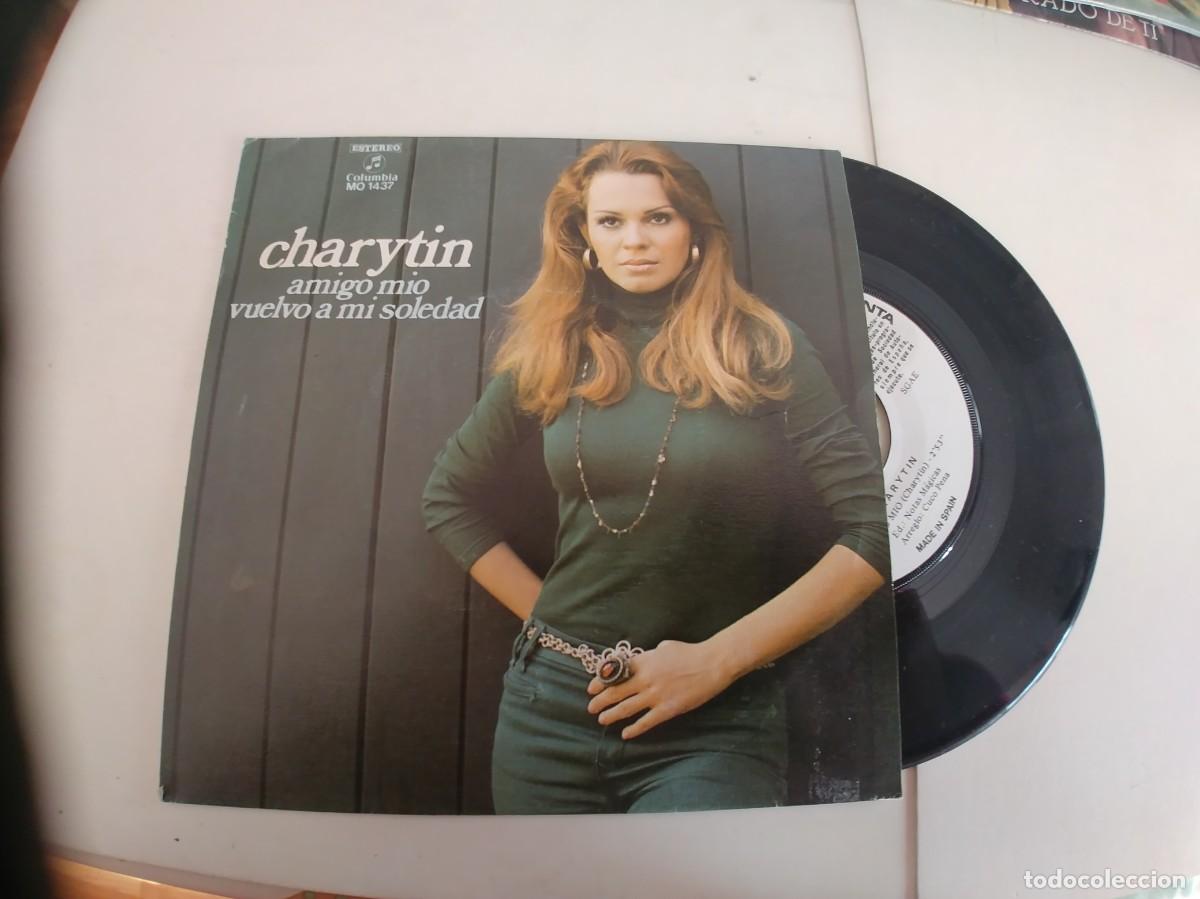 Discos de vinilo: CHARYTIN-SINGLE AMIGO MIO - Foto 1