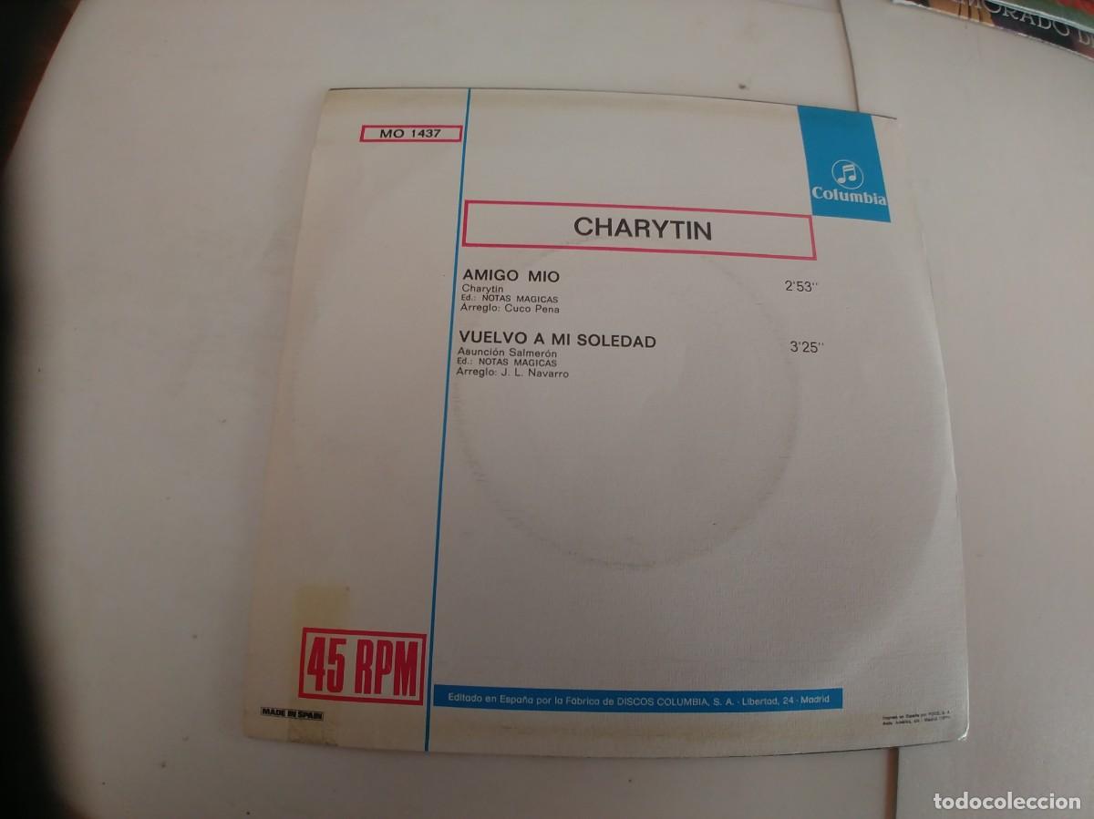 Discos de vinilo: CHARYTIN-SINGLE AMIGO MIO - Foto 2