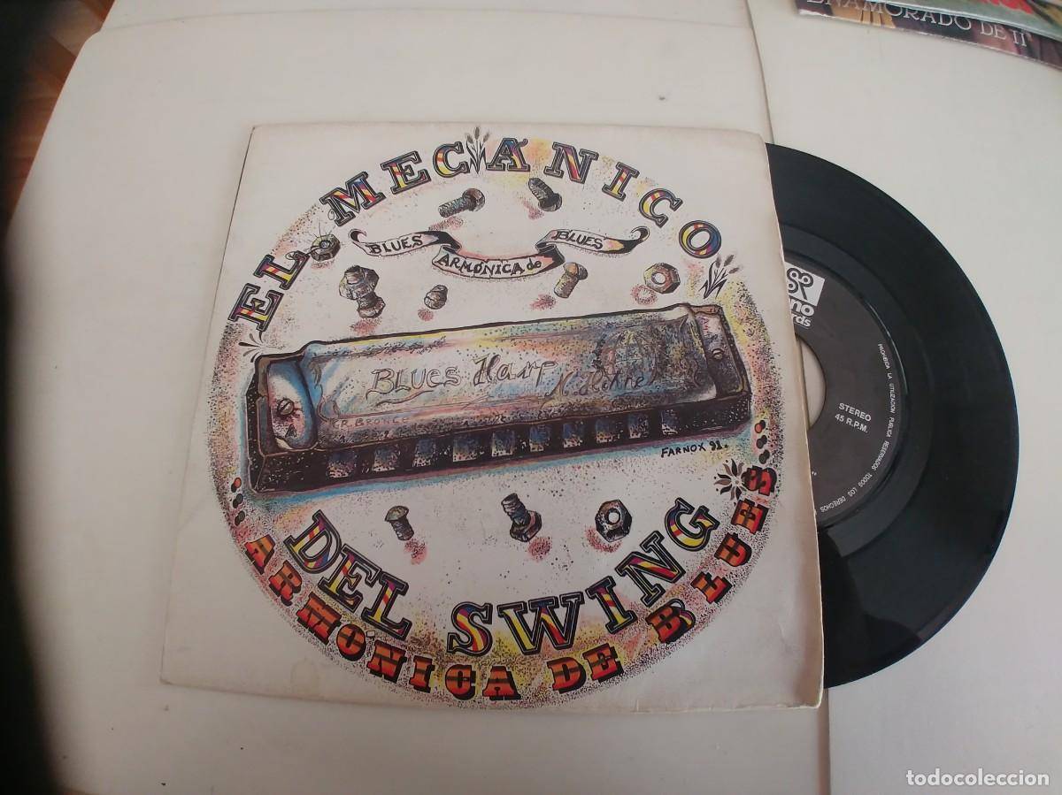 Discos de vinilo: EL MECANICO DEL SWING-SINGLE ARMONICA DE BLUES - Foto 1