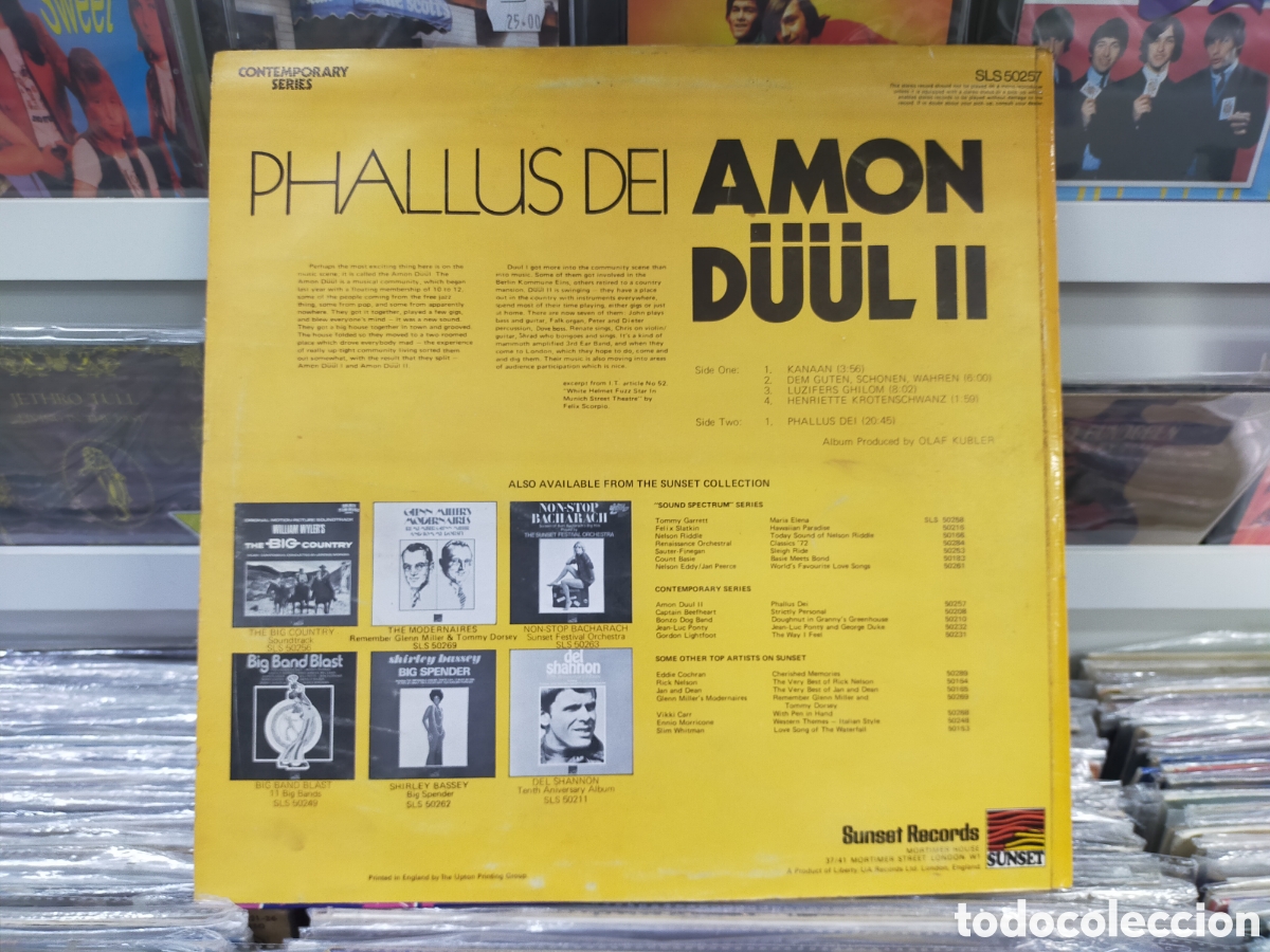 Discos de vinilo: Am&oacute;n duul II lp phallus dei u.k. 1969 - Foto 2