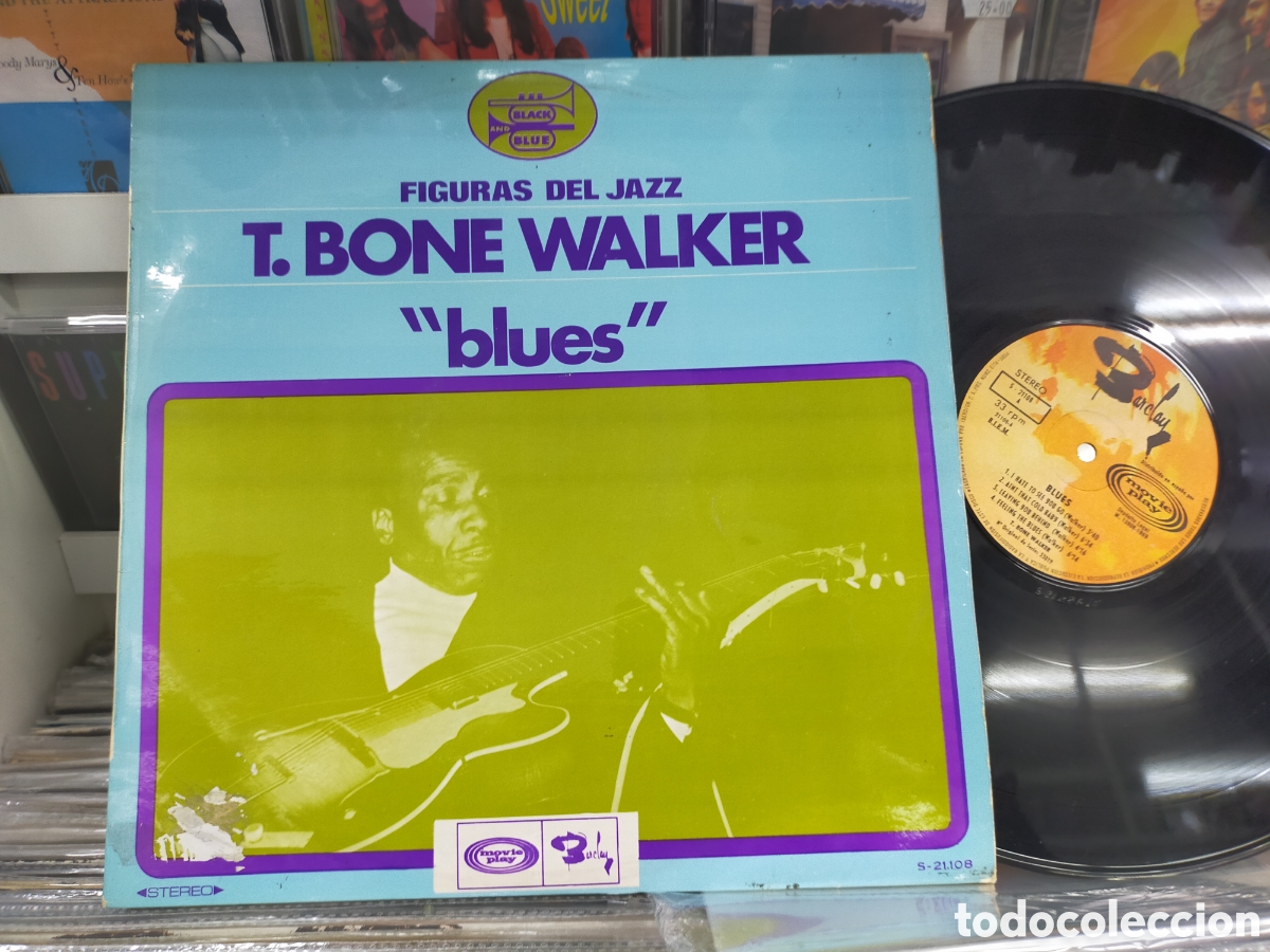 Discos de vinilo: Figuras del blues lp t. Bone walker Espa&ntilde;a 1969 - Foto 1