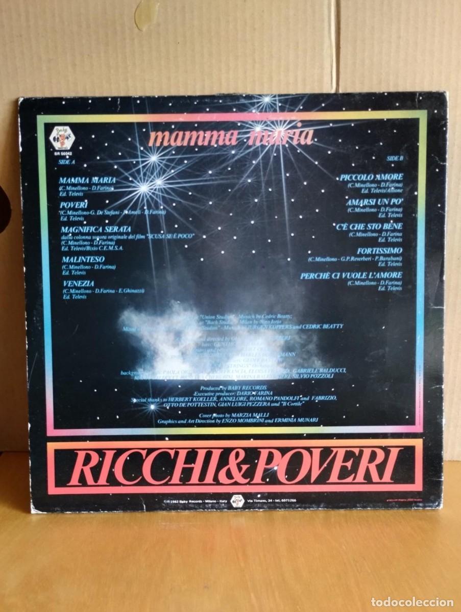 Discos de vinilo: RICCHI & POVERI ---- MAMMA MARIA - Foto 2