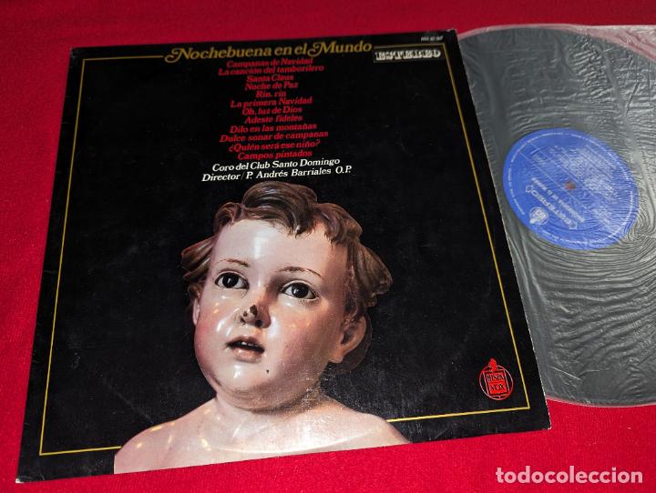 Dischi in vinile: CORO CLUB SANTO DOMINGO Andres Barriales NOCHEBUENA EN EL MUNDO LP 1969 Hispavox SPAIN