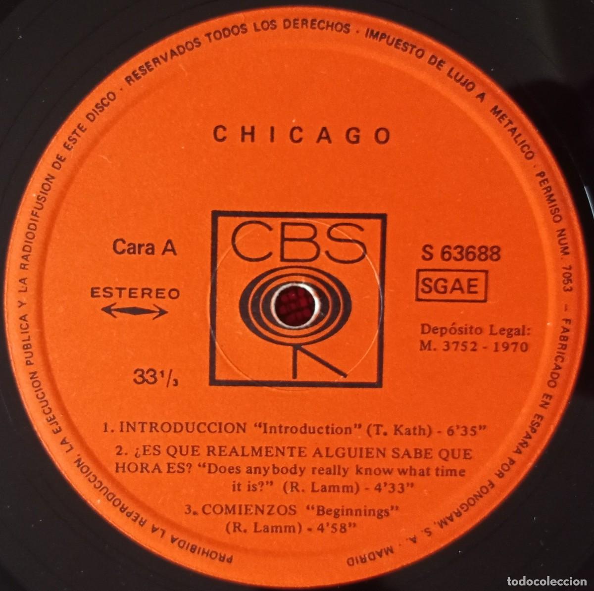 Discos de vinilo: CHICAGO ** Chicago Transit Authority ** VINILO LP ORIGINAL 1970 - Foto 3