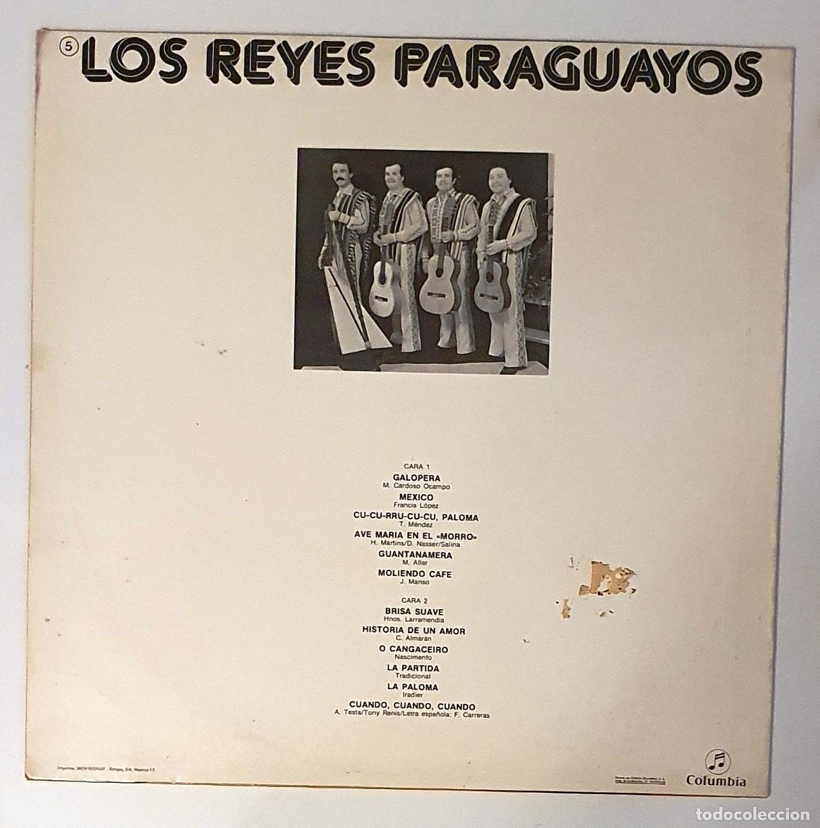 Discos de vinilo: LP LOS REYES PARAGUAYOS. - Foto 2