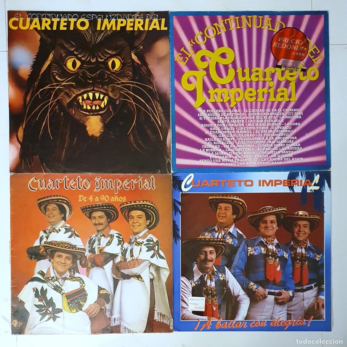 Disques de vinyle: LP CUARTETO IMPERIAL. 4 DISCOS.