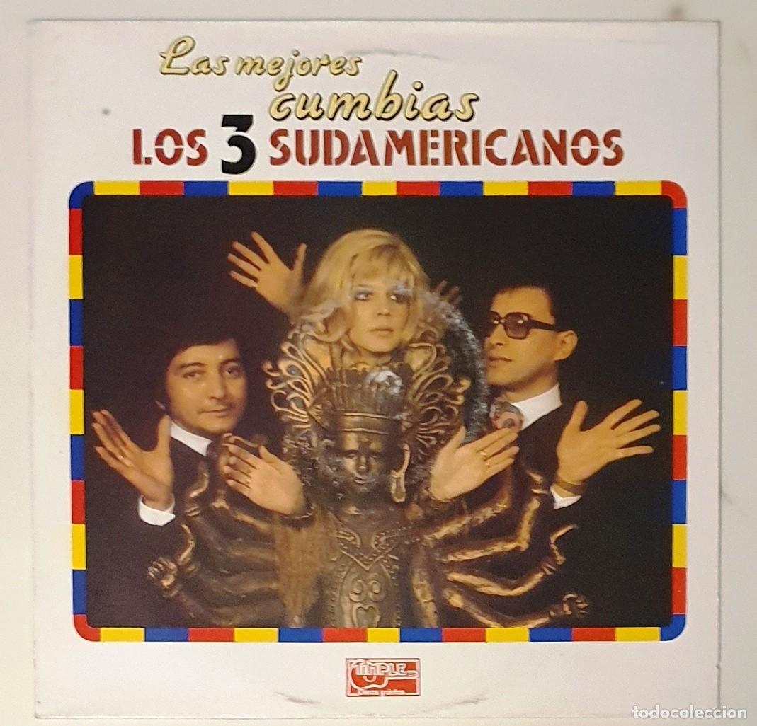 Disques de vinyle: LP LOS TRES SUDAMERICANOS. LAS MEJORES CUMBIAS.