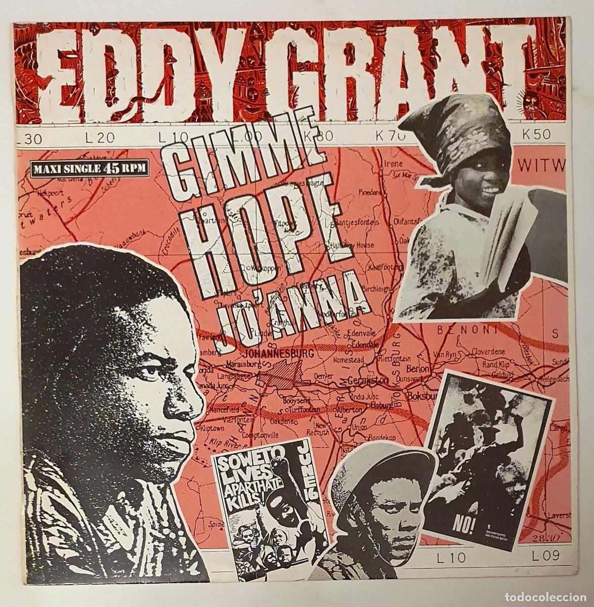 Discos de vinilo: LP EDDY GRANT. GIMME HOPE JO&acute;ANNA. - Foto 1