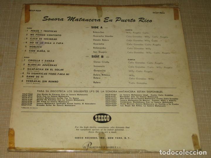Discos de vinilo: SONORA MATANCERA - ED. USA A&Ntilde;O 50-60 - Foto 2