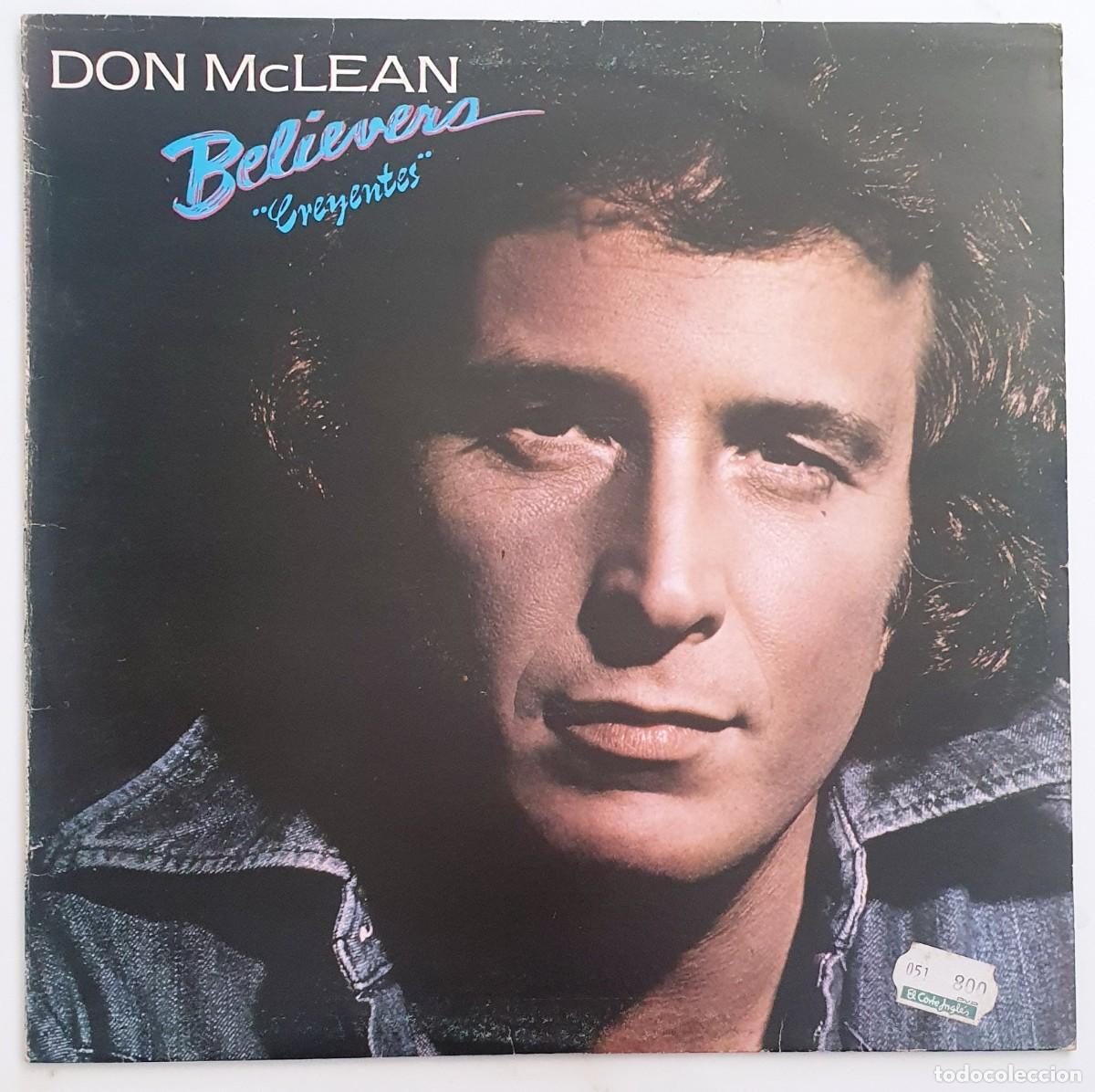 Discos de vinilo: LP DON MCLEAN. BELIEVERS. - Foto 1