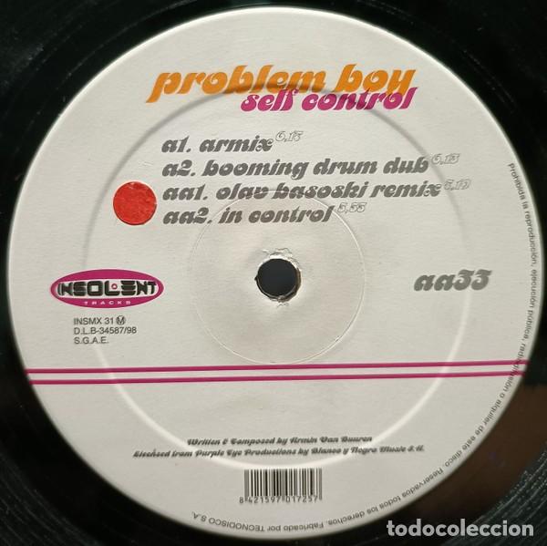 Discos de vinilo: Problem Boy - Self Control (12&rdquo;) Label:Insolent Tracks Cat#: INSMX 31 - Foto 2