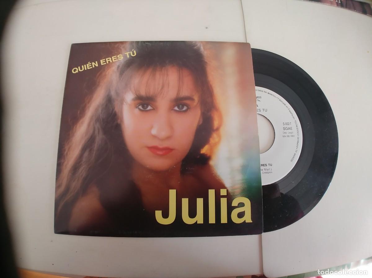 Discos de vinilo: JULIA-SINGLE QUIEN ERES TU-NUEVO - Foto 1