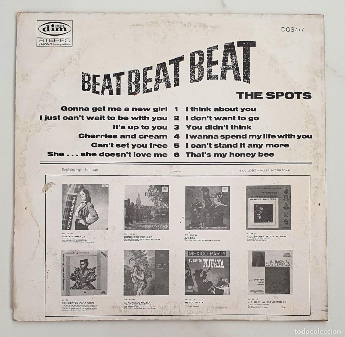 Discos de vinilo: THE SPOTS. BEAT BEAT BEAT. - Foto 2
