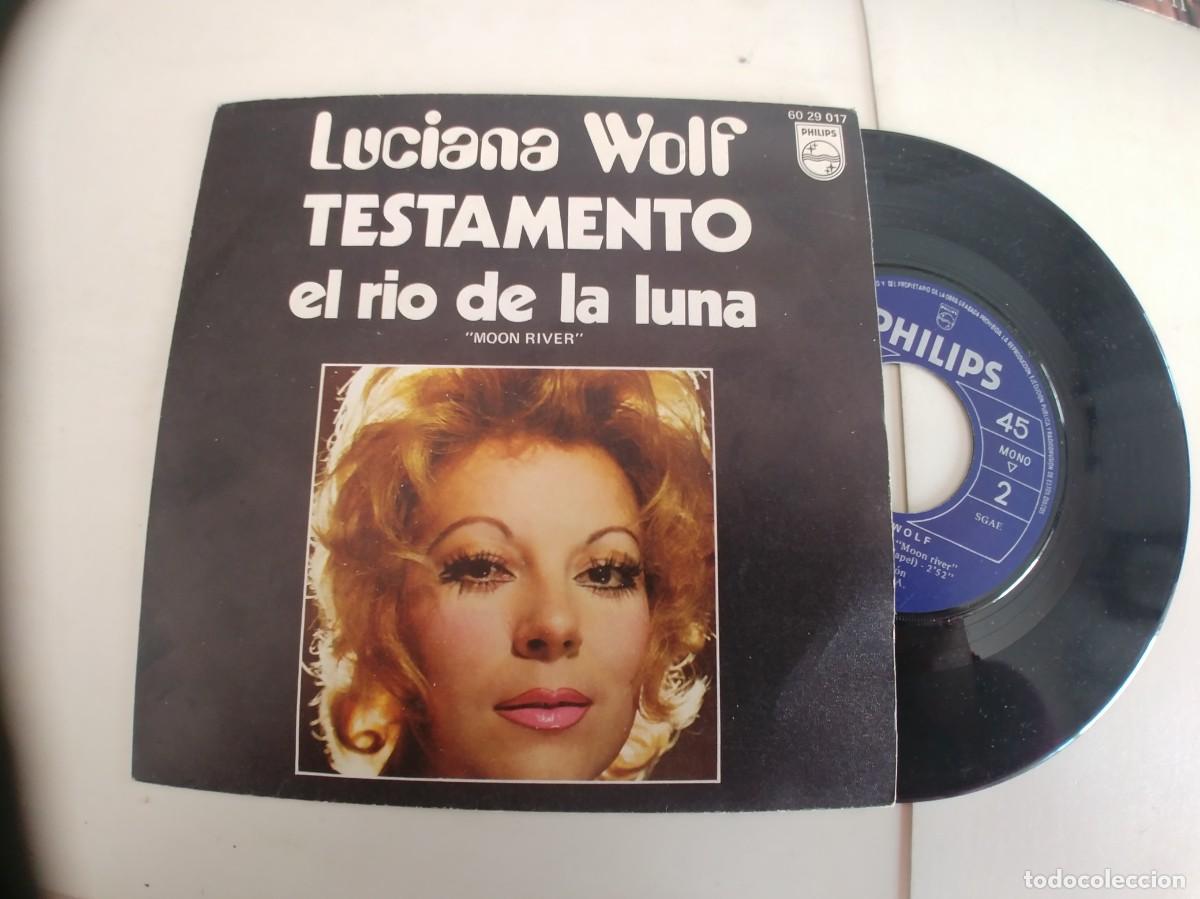 Discos de vinilo: LUCIANA WOLF-SINGLE TESTAMENTO - Foto 1