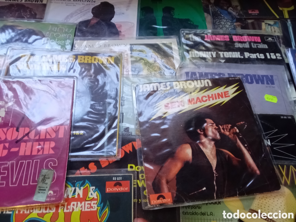 Discos de vinilo: Colecci&oacute;n de 46 Singles en Vinilo.de JAMES BROWN - Foto 2