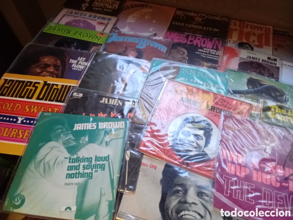 Discos de vinilo: Colecci&oacute;n de 46 Singles en Vinilo.de JAMES BROWN - Foto 3