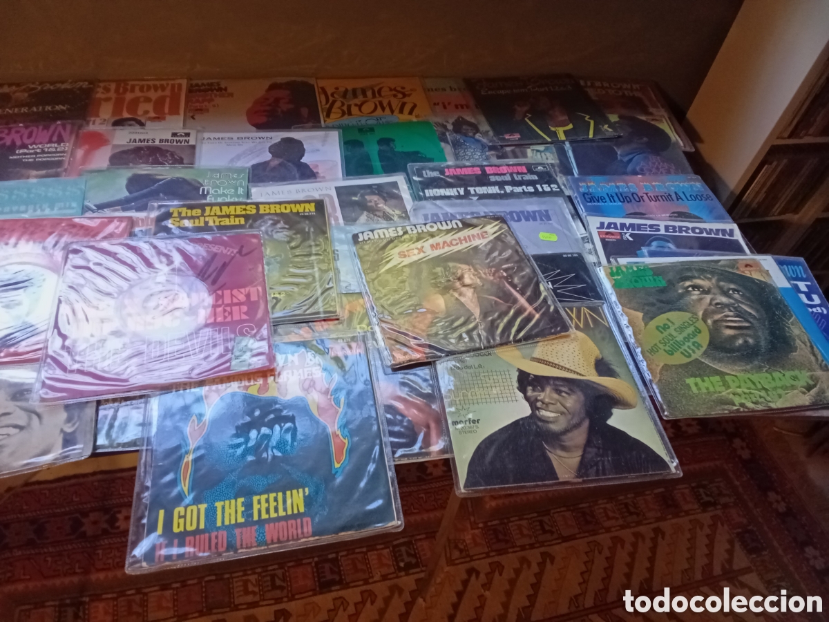 Discos de vinilo: Colecci&oacute;n de 46 Singles en Vinilo.de JAMES BROWN - Foto 4