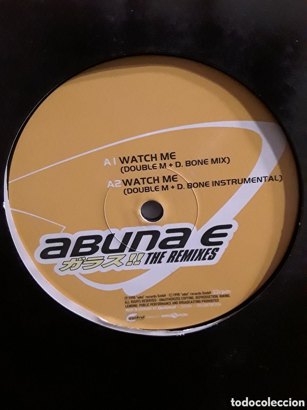 Discos de vinilo: Abuna E &lrm;&ndash; Watch Me (The Remixes) - Foto 3