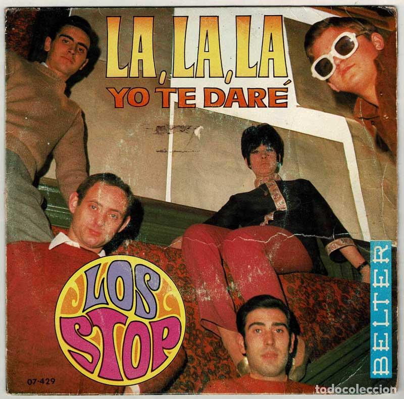 Discos de vinilo: Los Stop - La, la, la / Yo te dar&eacute;. Single - Foto 1