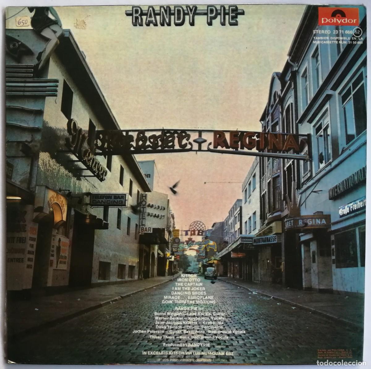 Discos de vinilo: Randy Pie, Kitsch, Polydor &lrm;&ndash; 23 71 666 - Foto 2