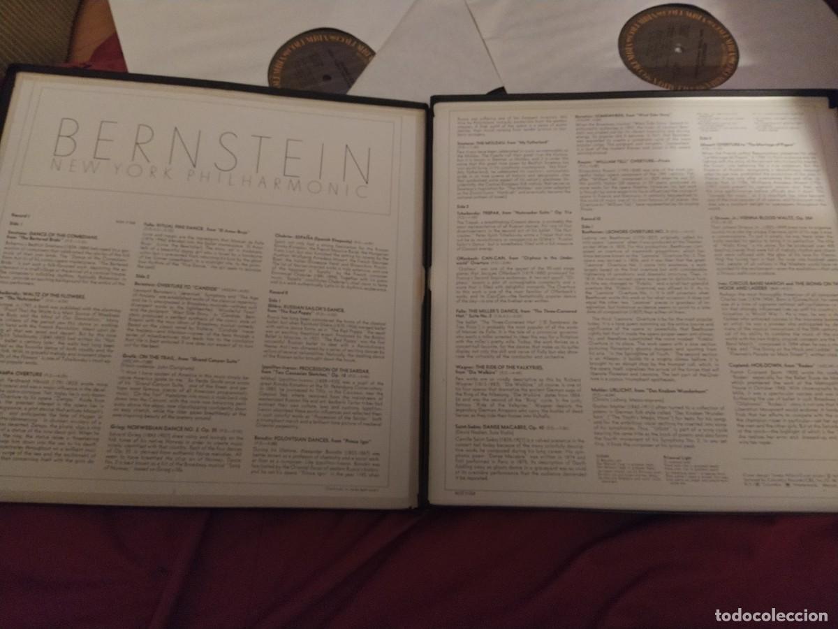 Discos de vinilo: Bernstein New York philharmonica favorite light classics caja 3 lps - Foto 2