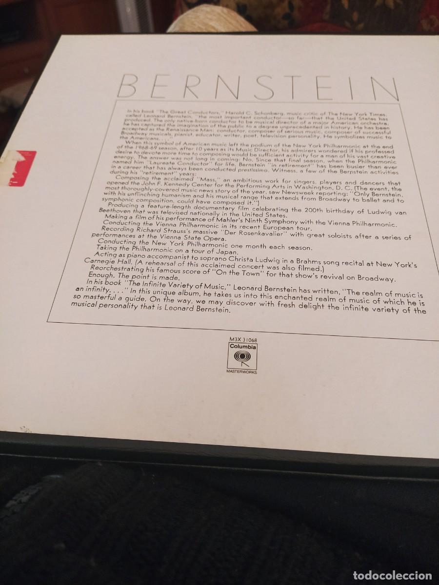 Discos de vinilo: Bernstein New York philharmonica favorite light classics caja 3 lps - Foto 3