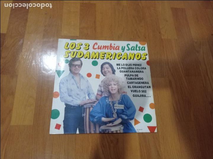 Disques de vinyle: Los 3 sudamericanos-cumbia y salsa.lp
